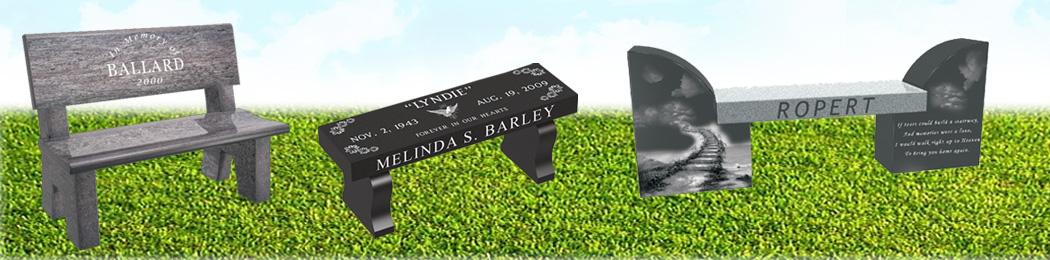 Bench Headstone