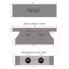 SB02 Cremation Bench